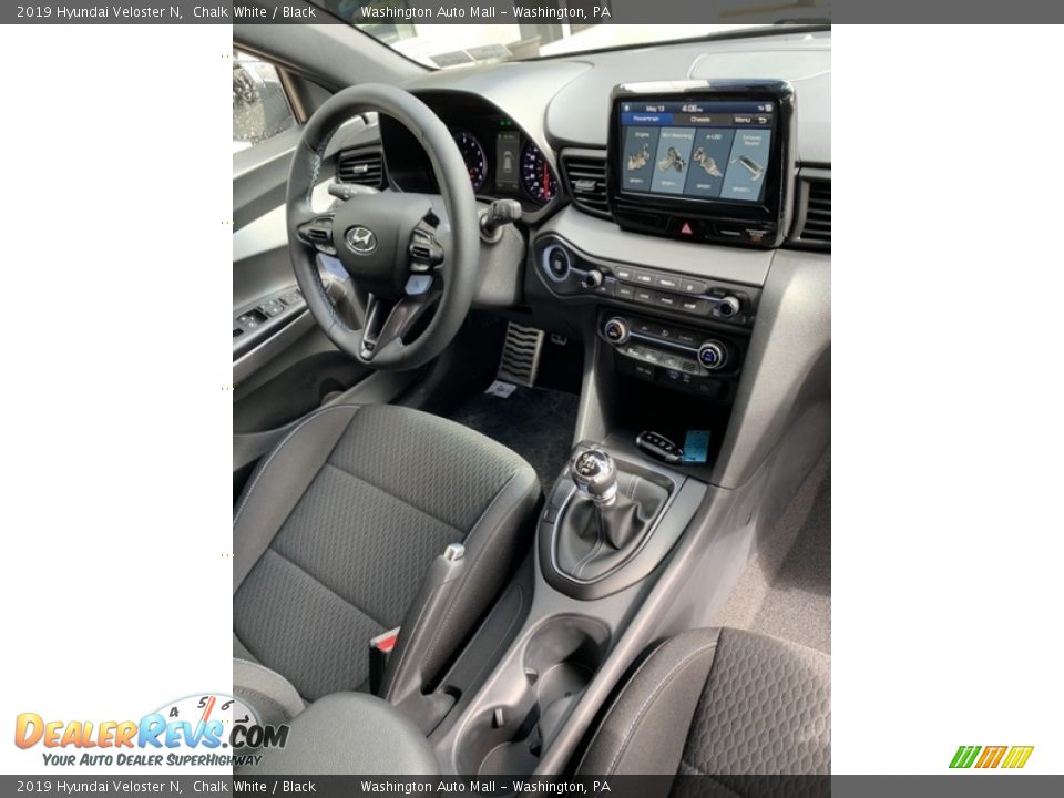 2019 Hyundai Veloster N Chalk White / Black Photo #25