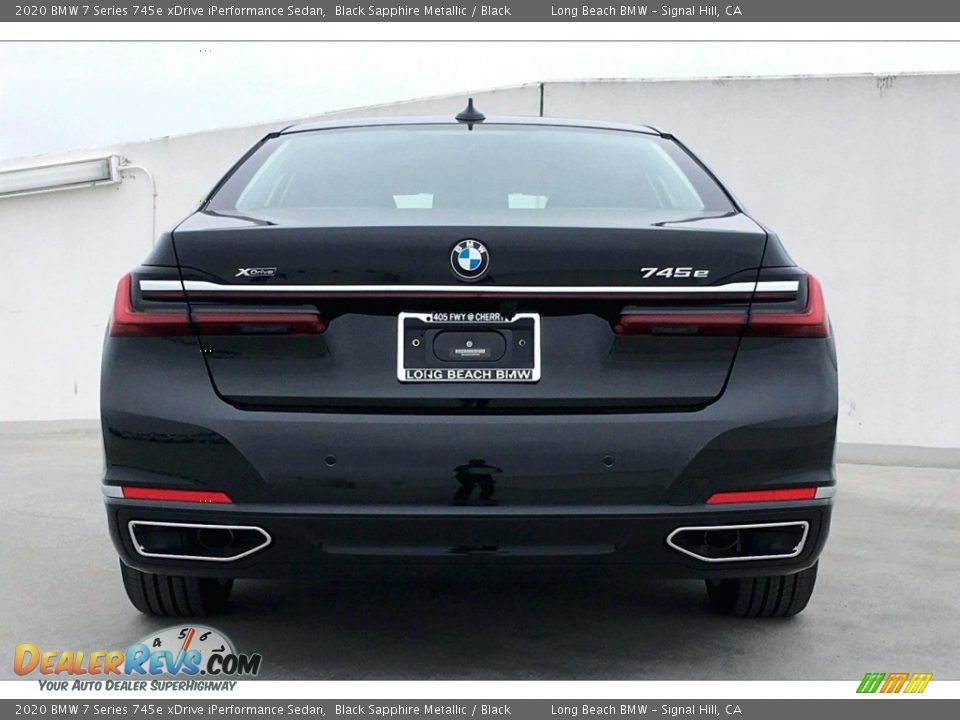 2020 BMW 7 Series 745e xDrive iPerformance Sedan Black Sapphire Metallic / Black Photo #4