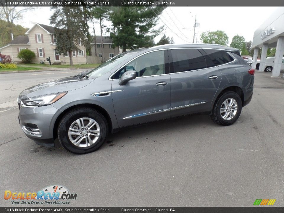 2018 Buick Enclave Essence AWD Satin Steel Metallic / Shale Photo #4