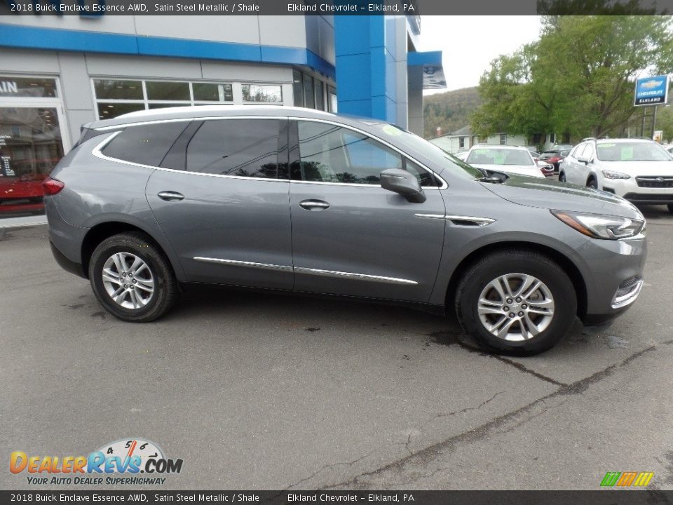 2018 Buick Enclave Essence AWD Satin Steel Metallic / Shale Photo #10