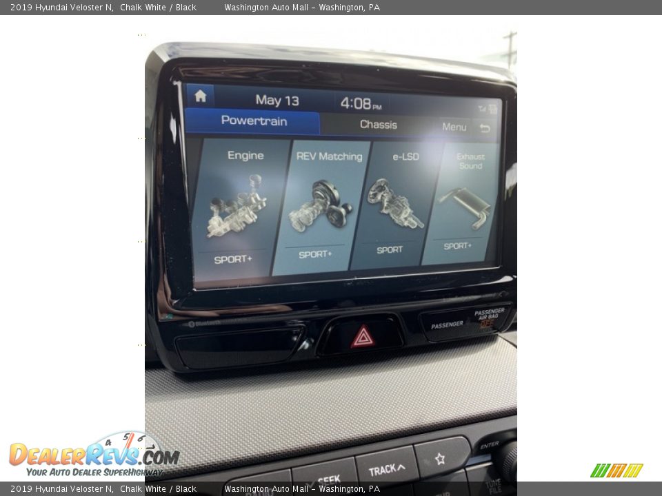 2019 Hyundai Veloster N Chalk White / Black Photo #36