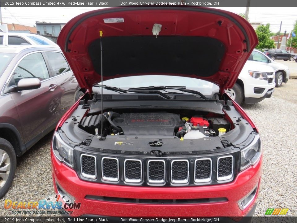 2019 Jeep Compass Limited 4x4 Red-Line Pearl / Black Photo #7