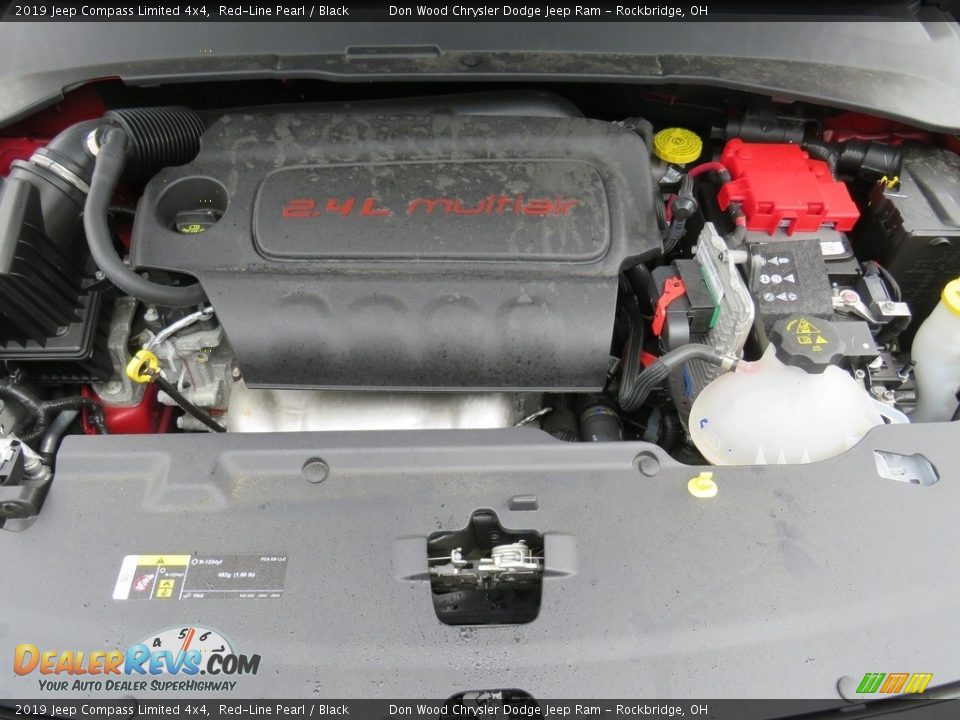 2019 Jeep Compass Limited 4x4 Red-Line Pearl / Black Photo #8