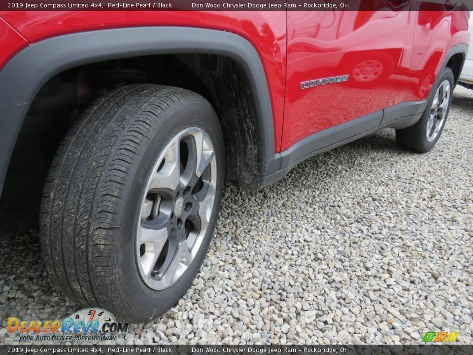 2019 Jeep Compass Limited 4x4 Red-Line Pearl / Black Photo #10