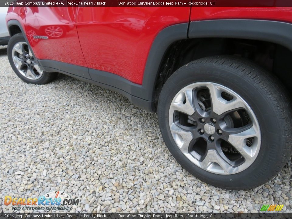 2019 Jeep Compass Limited 4x4 Red-Line Pearl / Black Photo #11