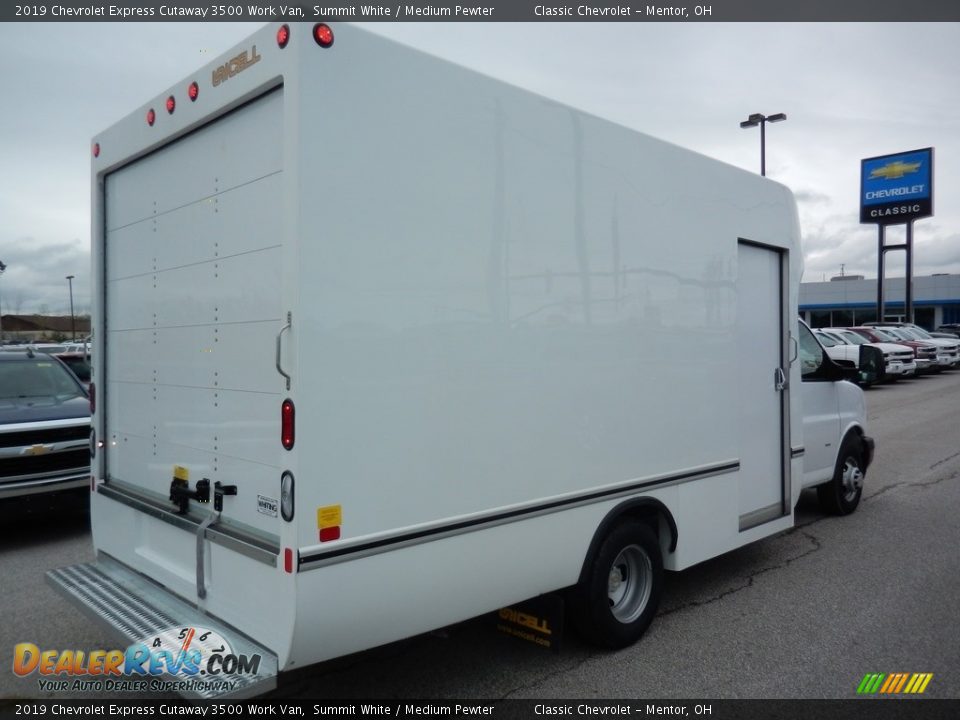 2019 Chevrolet Express Cutaway 3500 Work Van Summit White / Medium Pewter Photo #5