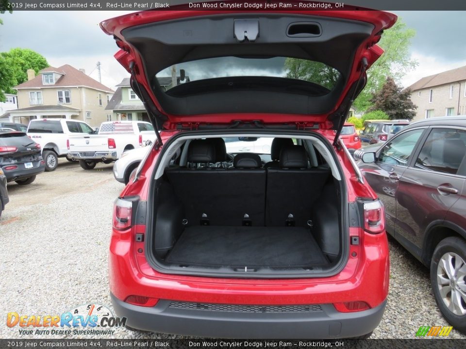 2019 Jeep Compass Limited 4x4 Red-Line Pearl / Black Photo #14