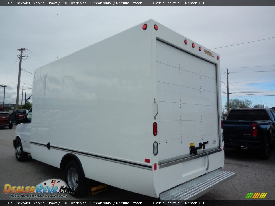 2019 Chevrolet Express Cutaway 3500 Work Van Summit White / Medium Pewter Photo #6