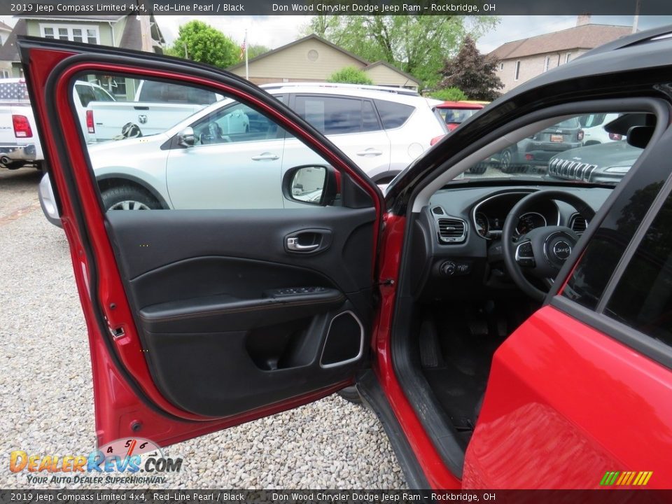 2019 Jeep Compass Limited 4x4 Red-Line Pearl / Black Photo #18