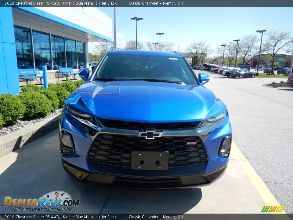 2019 Chevrolet Blazer RS AWD Kinetic Blue Metallic / Jet Black Photo #2