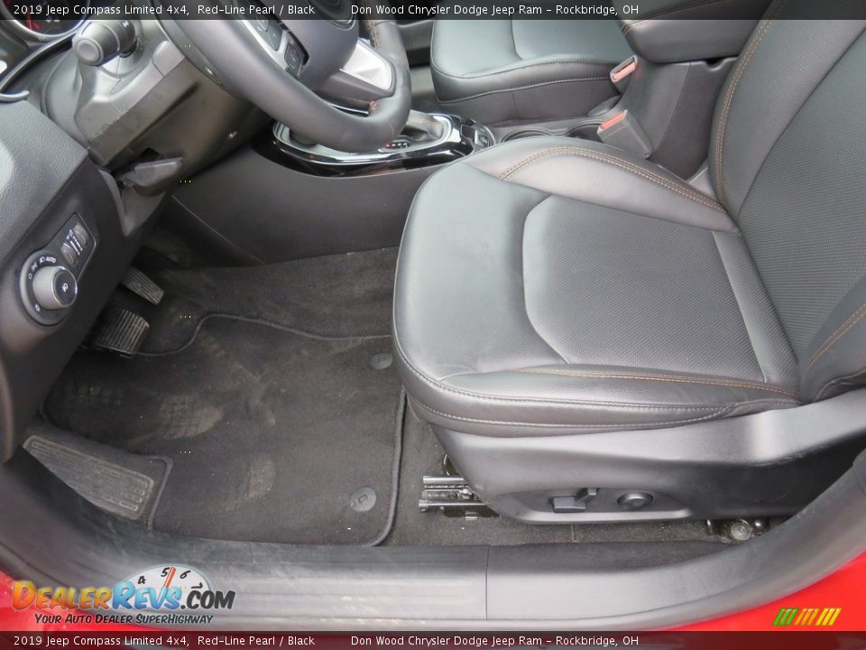 2019 Jeep Compass Limited 4x4 Red-Line Pearl / Black Photo #21