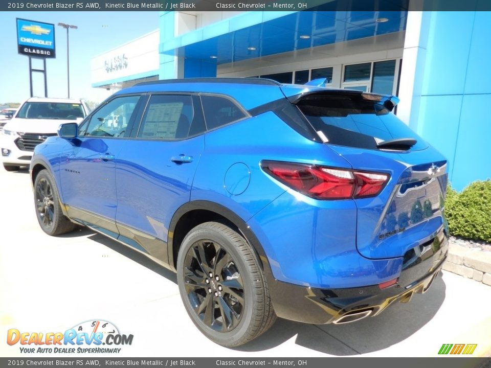 2019 Chevrolet Blazer RS AWD Kinetic Blue Metallic / Jet Black Photo #5