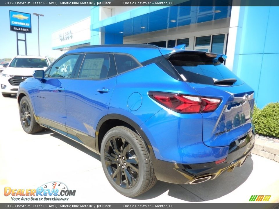 2019 Chevrolet Blazer RS AWD Kinetic Blue Metallic / Jet Black Photo #5