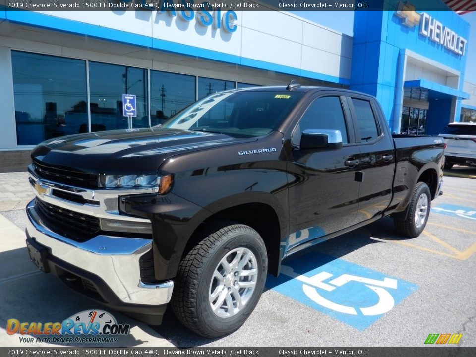 2019 Chevrolet Silverado 1500 LT Double Cab 4WD Havana Brown Metallic / Jet Black Photo #1