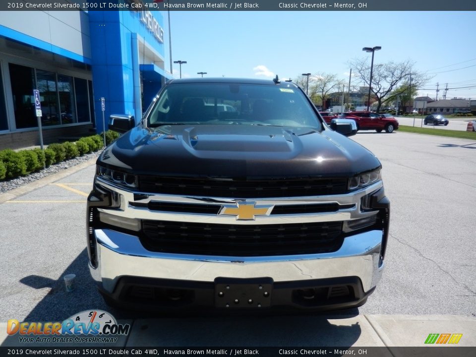 2019 Chevrolet Silverado 1500 LT Double Cab 4WD Havana Brown Metallic / Jet Black Photo #2