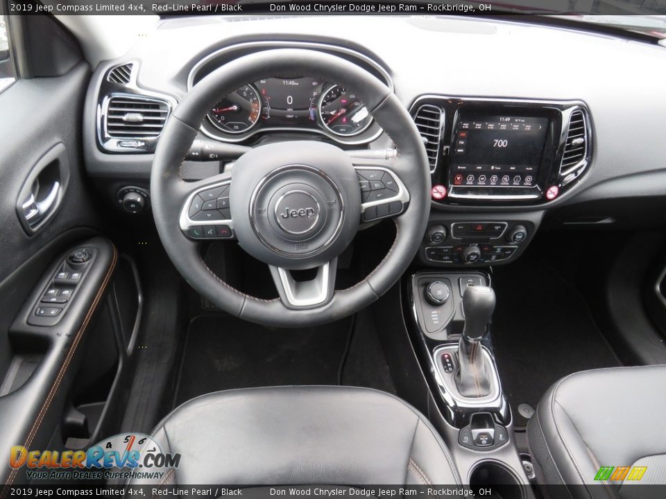 2019 Jeep Compass Limited 4x4 Red-Line Pearl / Black Photo #27