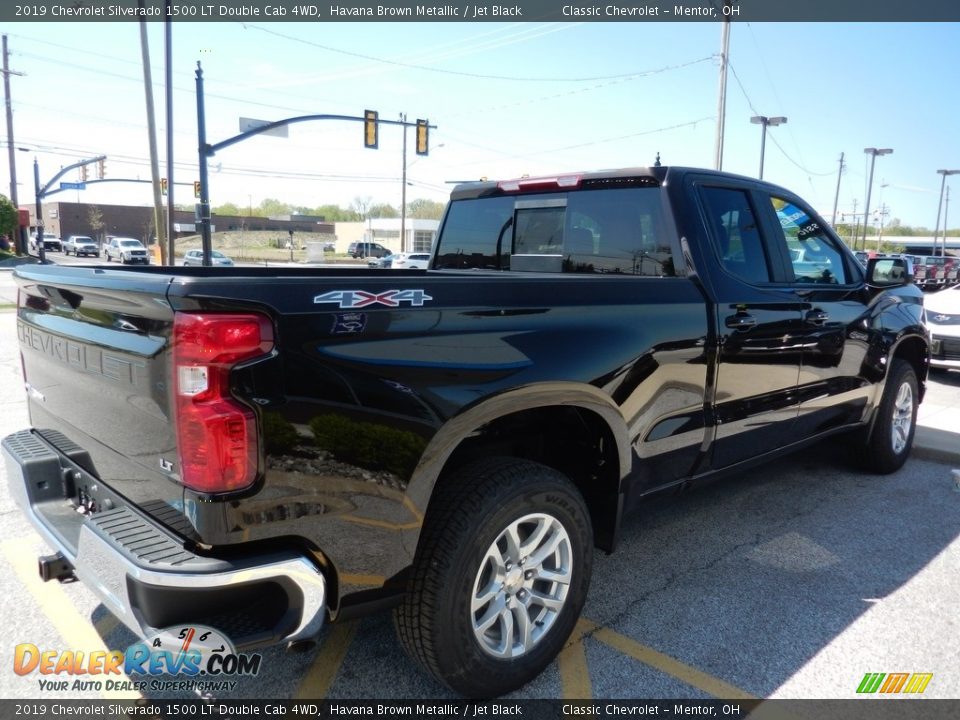 2019 Chevrolet Silverado 1500 LT Double Cab 4WD Havana Brown Metallic / Jet Black Photo #4