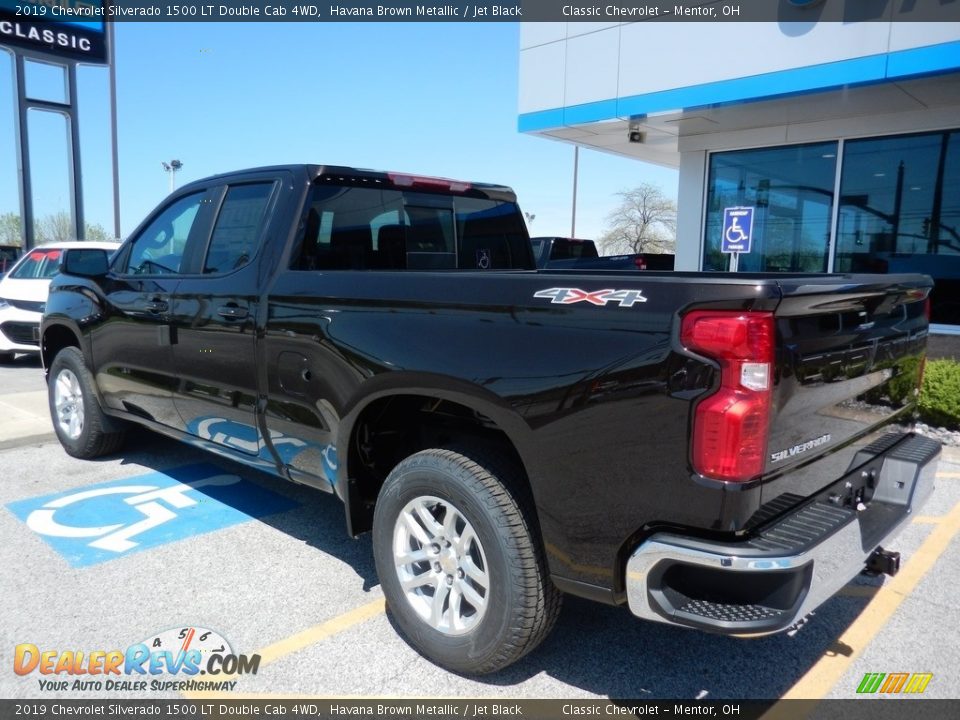 2019 Chevrolet Silverado 1500 LT Double Cab 4WD Havana Brown Metallic / Jet Black Photo #5