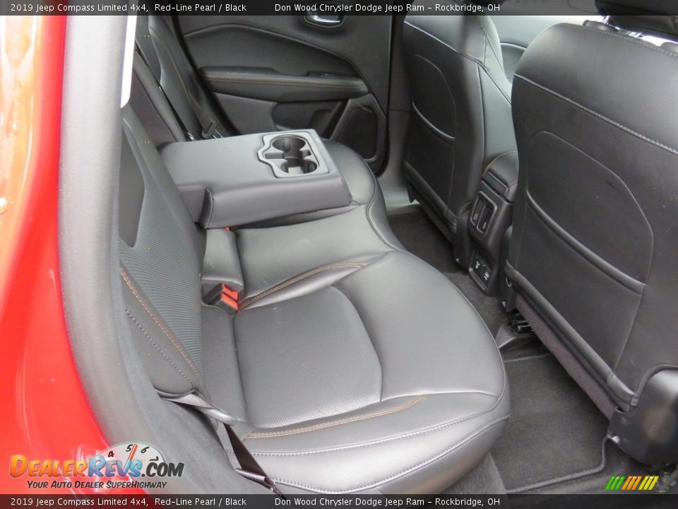 2019 Jeep Compass Limited 4x4 Red-Line Pearl / Black Photo #29