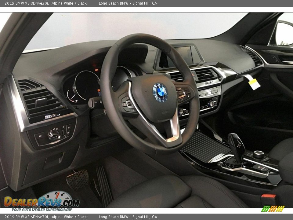 2019 BMW X3 sDrive30i Alpine White / Black Photo #6