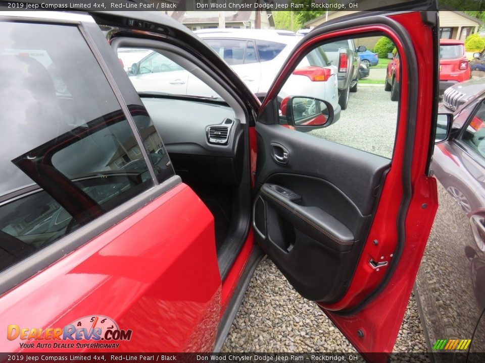 2019 Jeep Compass Limited 4x4 Red-Line Pearl / Black Photo #30