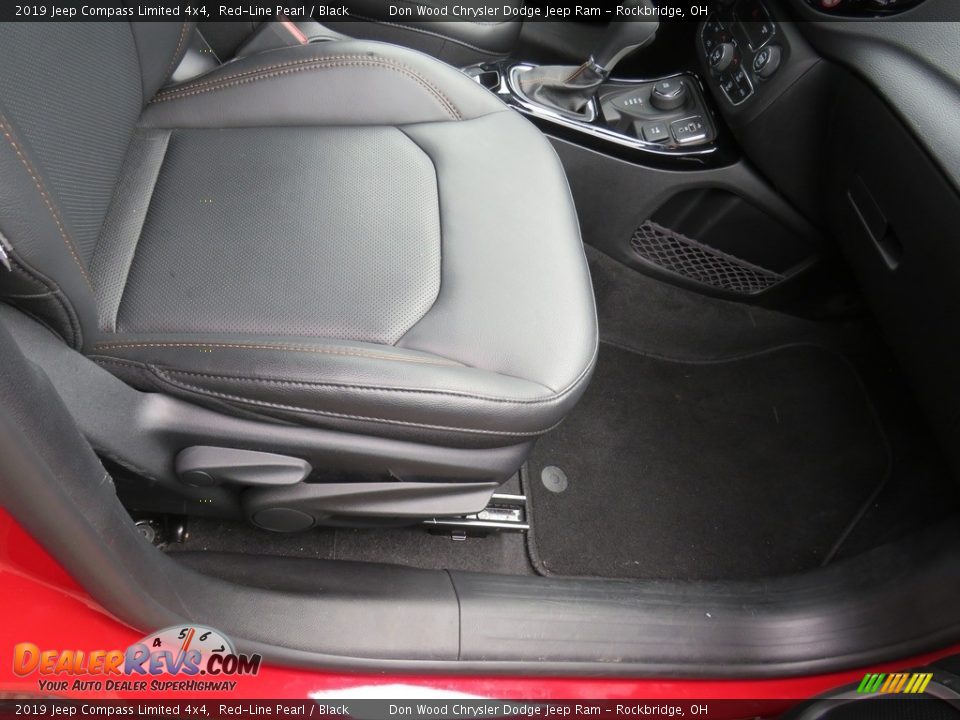 2019 Jeep Compass Limited 4x4 Red-Line Pearl / Black Photo #31