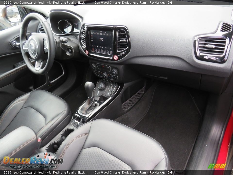 2019 Jeep Compass Limited 4x4 Red-Line Pearl / Black Photo #32