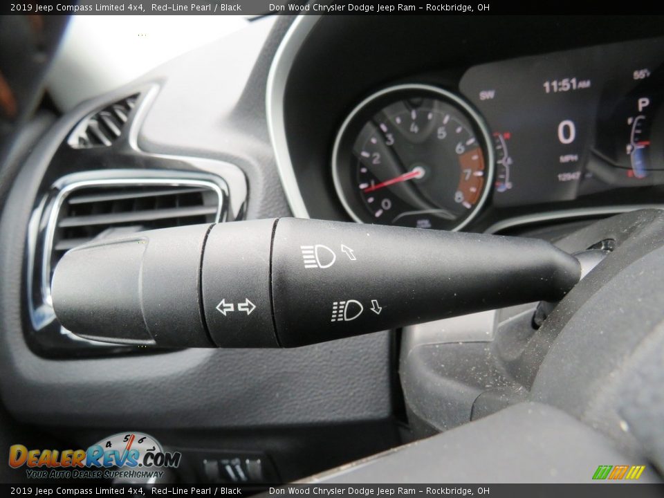 2019 Jeep Compass Limited 4x4 Red-Line Pearl / Black Photo #33