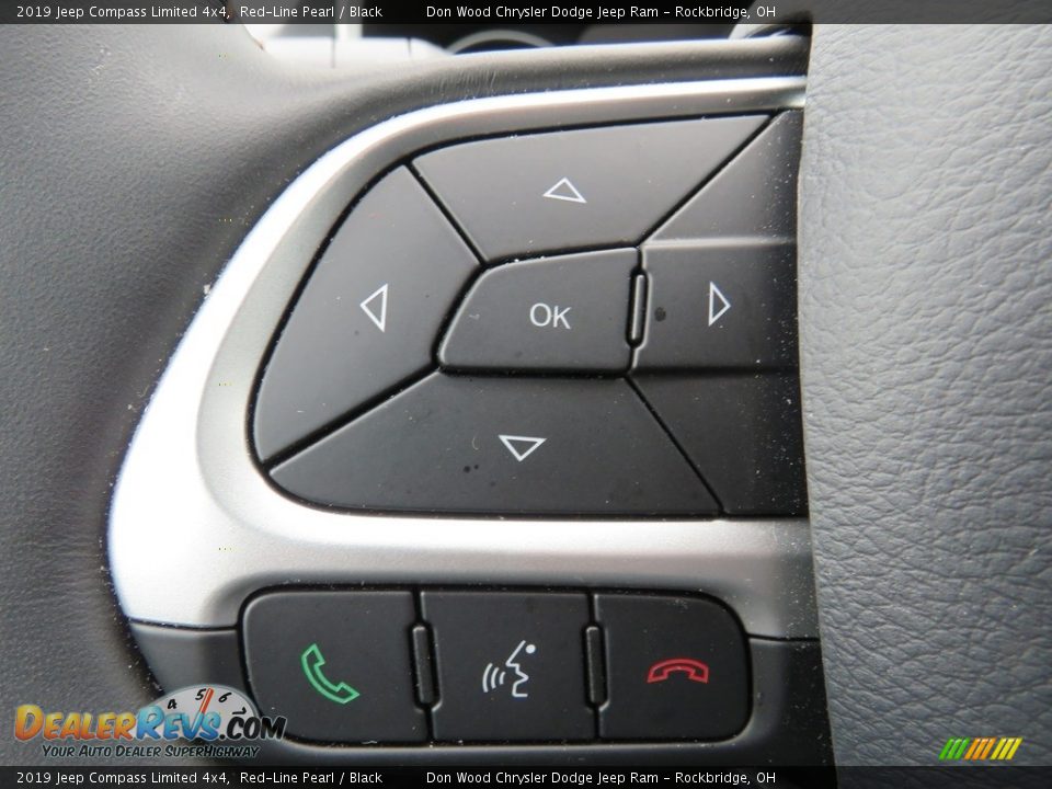 2019 Jeep Compass Limited 4x4 Steering Wheel Photo #34