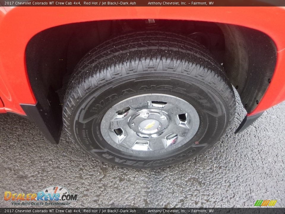 2017 Chevrolet Colorado WT Crew Cab 4x4 Red Hot / Jet Black/­Dark Ash Photo #2