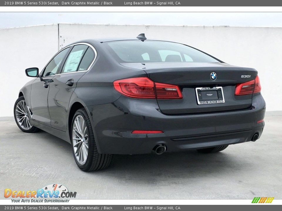 2019 BMW 5 Series 530i Sedan Dark Graphite Metallic / Black Photo #3