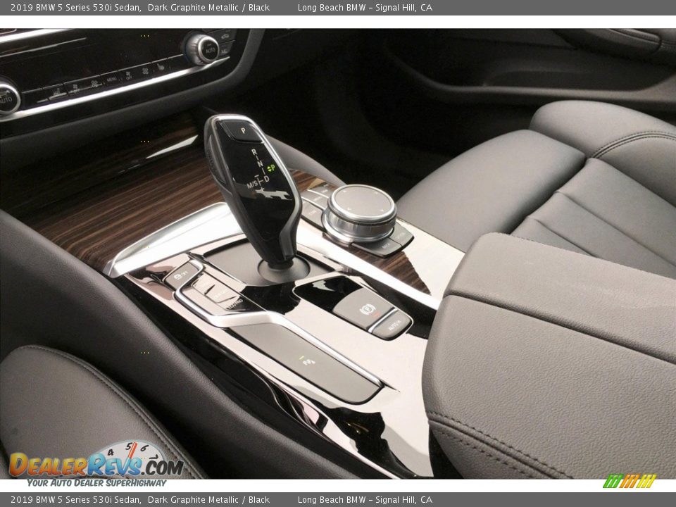 2019 BMW 5 Series 530i Sedan Dark Graphite Metallic / Black Photo #7