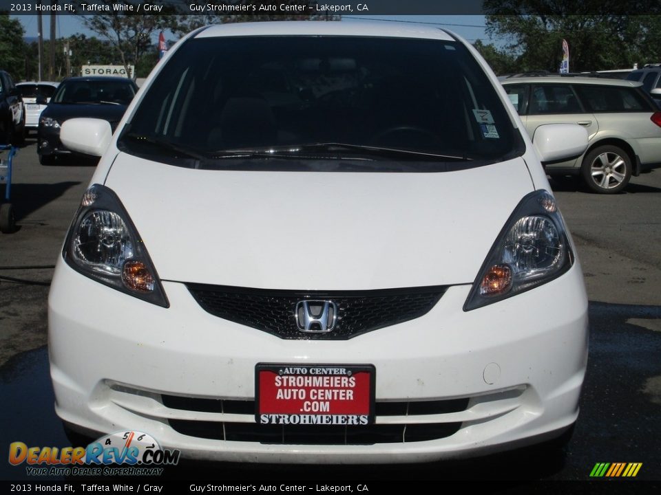 2013 Honda Fit Taffeta White / Gray Photo #2
