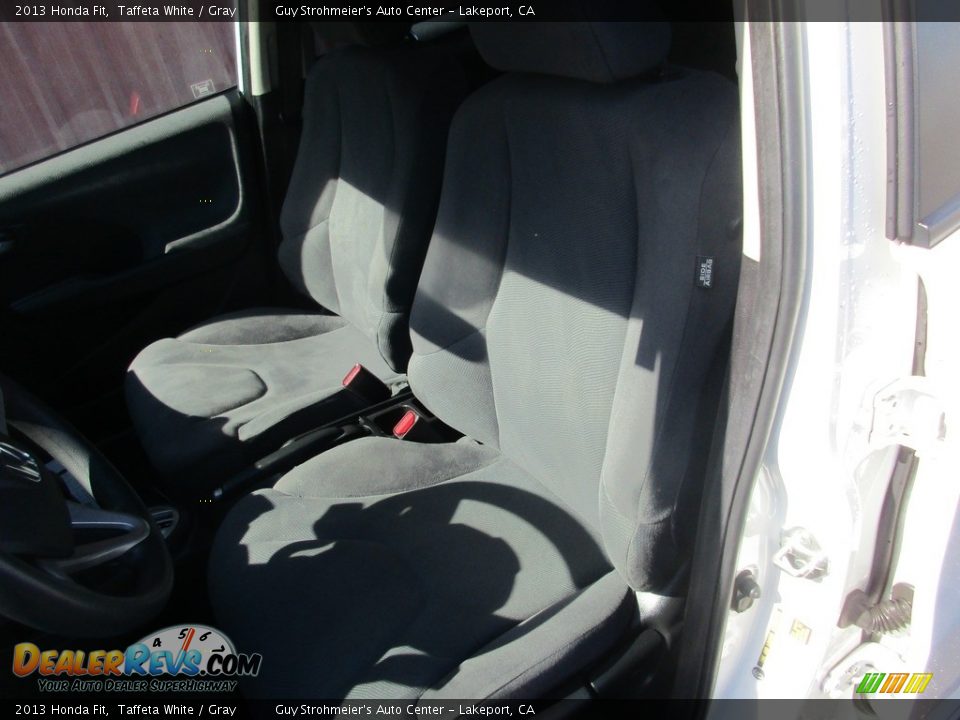 2013 Honda Fit Taffeta White / Gray Photo #7