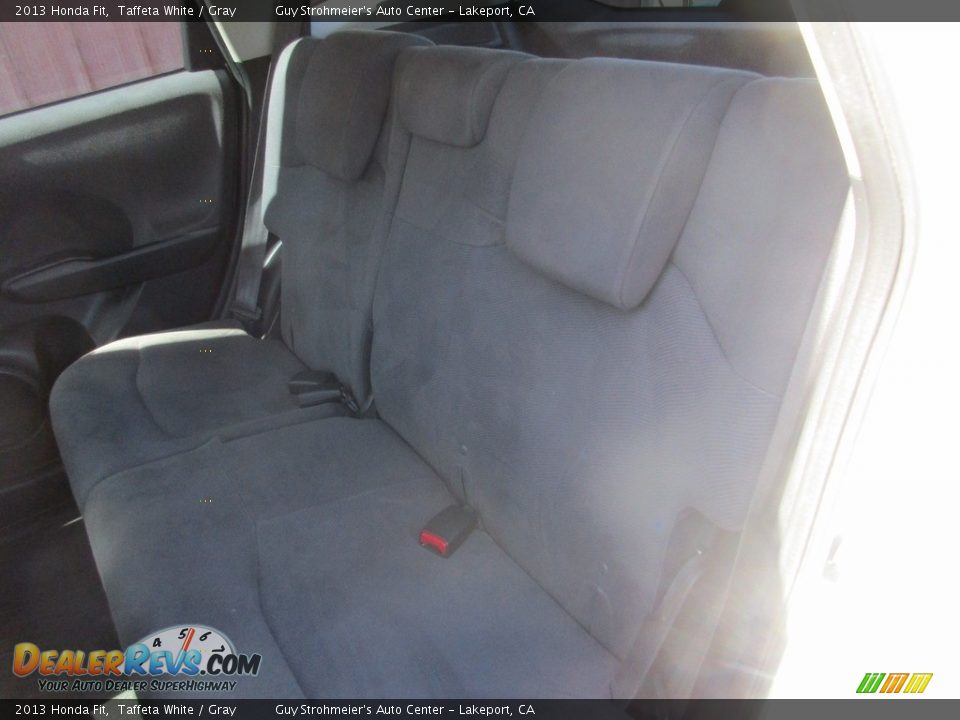 2013 Honda Fit Taffeta White / Gray Photo #8