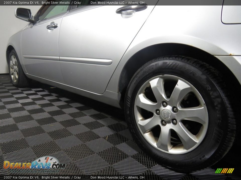 2007 Kia Optima EX V6 Bright Silver Metallic / Gray Photo #11