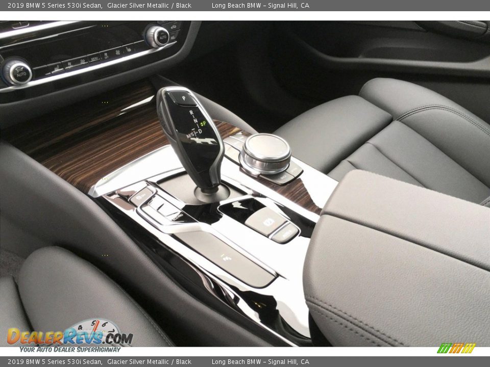 2019 BMW 5 Series 530i Sedan Glacier Silver Metallic / Black Photo #7