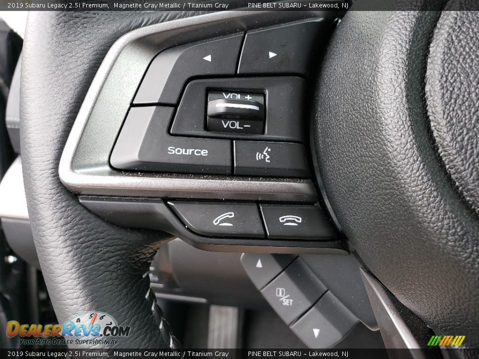 2019 Subaru Legacy 2.5i Premium Magnetite Gray Metallic / Titanium Gray Photo #18