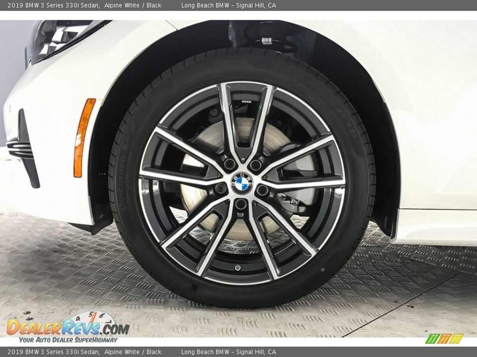 2019 BMW 3 Series 330i Sedan Alpine White / Black Photo #9