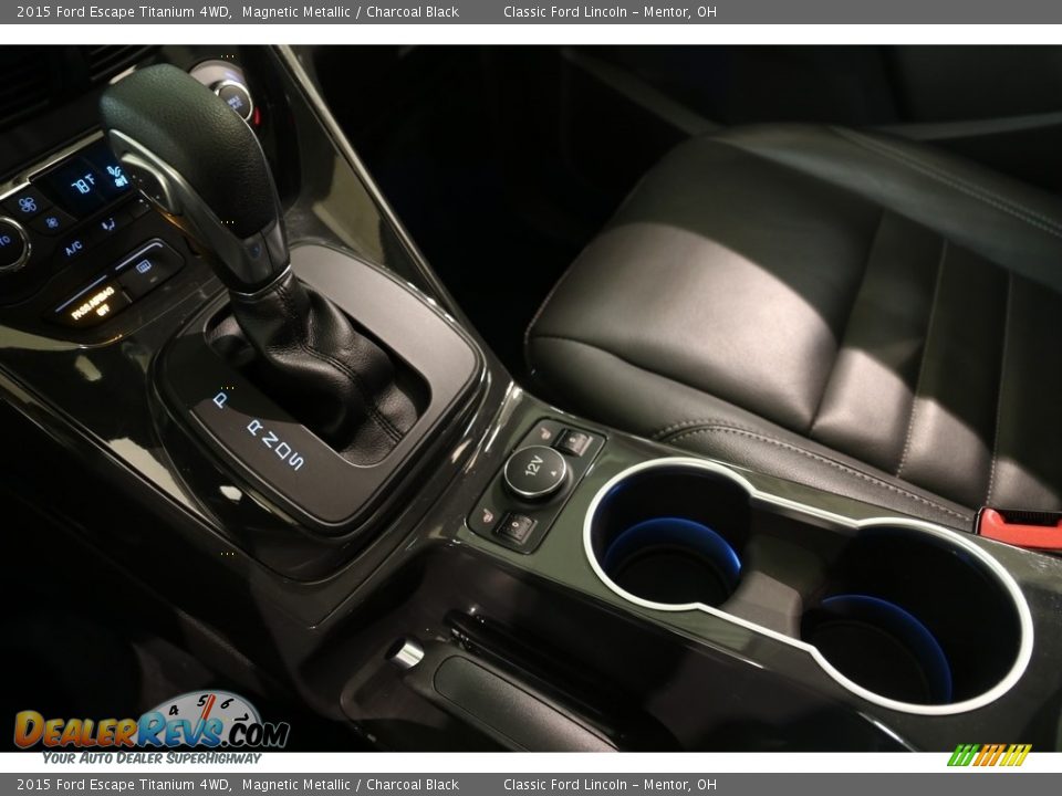 2015 Ford Escape Titanium 4WD Magnetic Metallic / Charcoal Black Photo #15