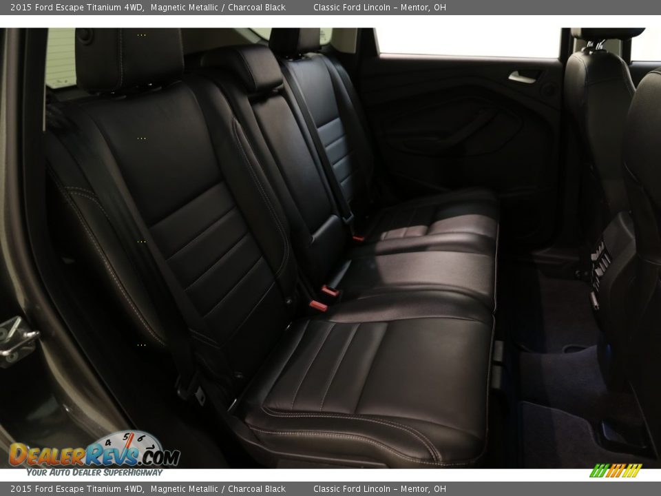 2015 Ford Escape Titanium 4WD Magnetic Metallic / Charcoal Black Photo #17