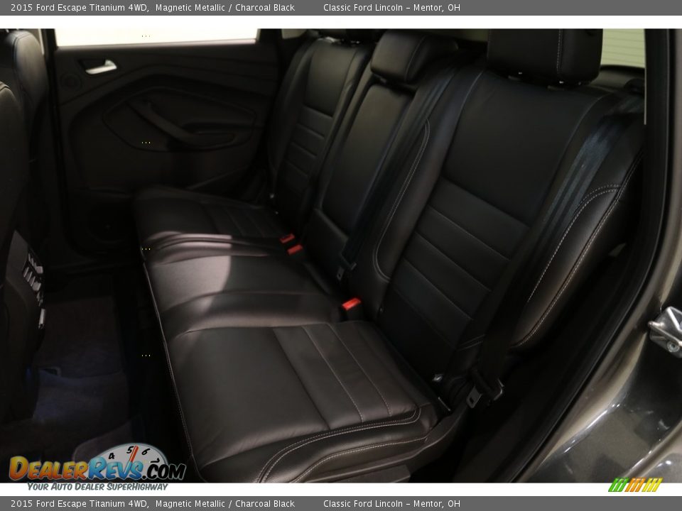 2015 Ford Escape Titanium 4WD Magnetic Metallic / Charcoal Black Photo #18