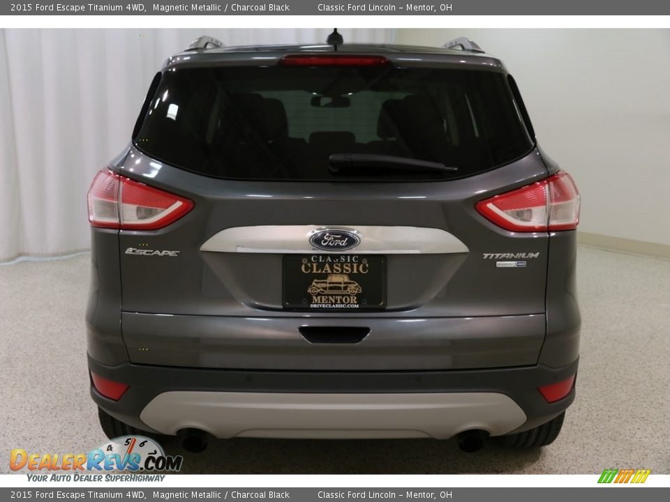 2015 Ford Escape Titanium 4WD Magnetic Metallic / Charcoal Black Photo #19