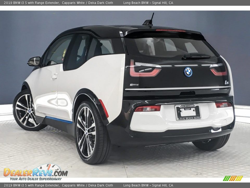 2019 BMW i3 S with Range Extender Capparis White / Deka Dark Cloth Photo #2