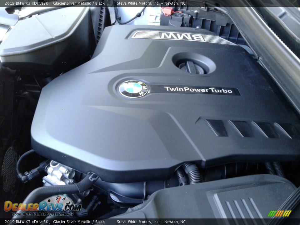 2019 BMW X3 xDrive30i Glacier Silver Metallic / Black Photo #34