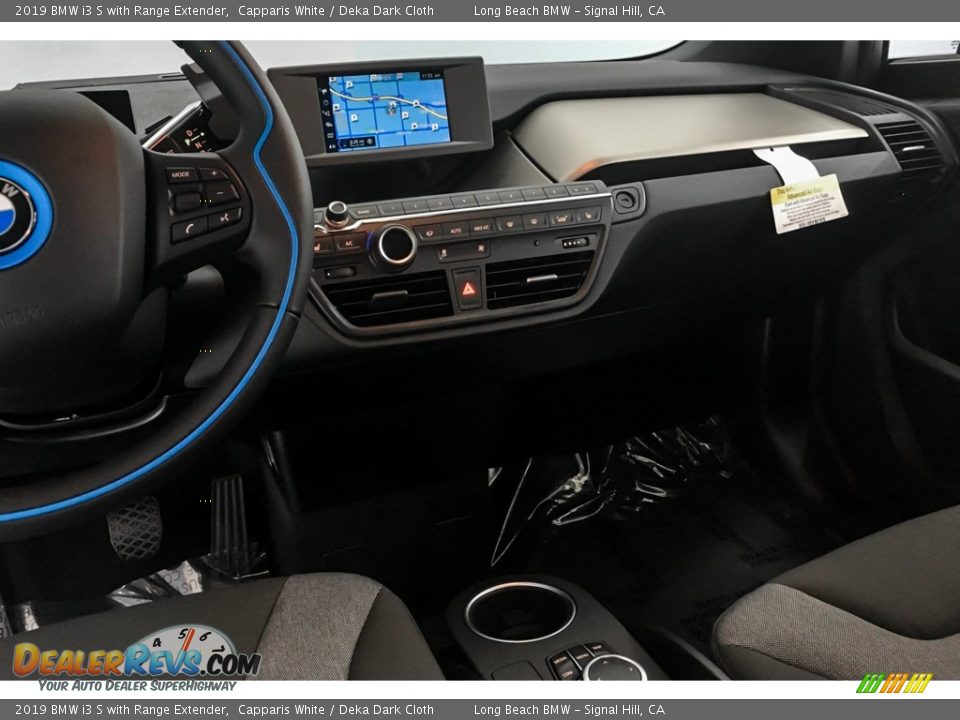 2019 BMW i3 S with Range Extender Capparis White / Deka Dark Cloth Photo #6