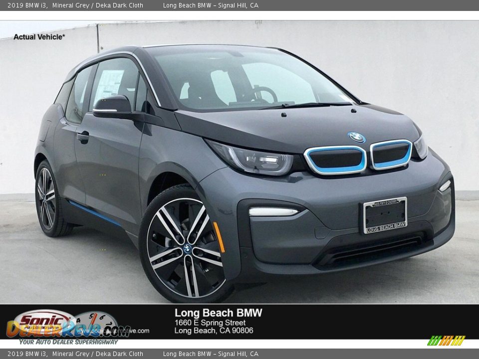 2019 BMW i3 Mineral Grey / Deka Dark Cloth Photo #1