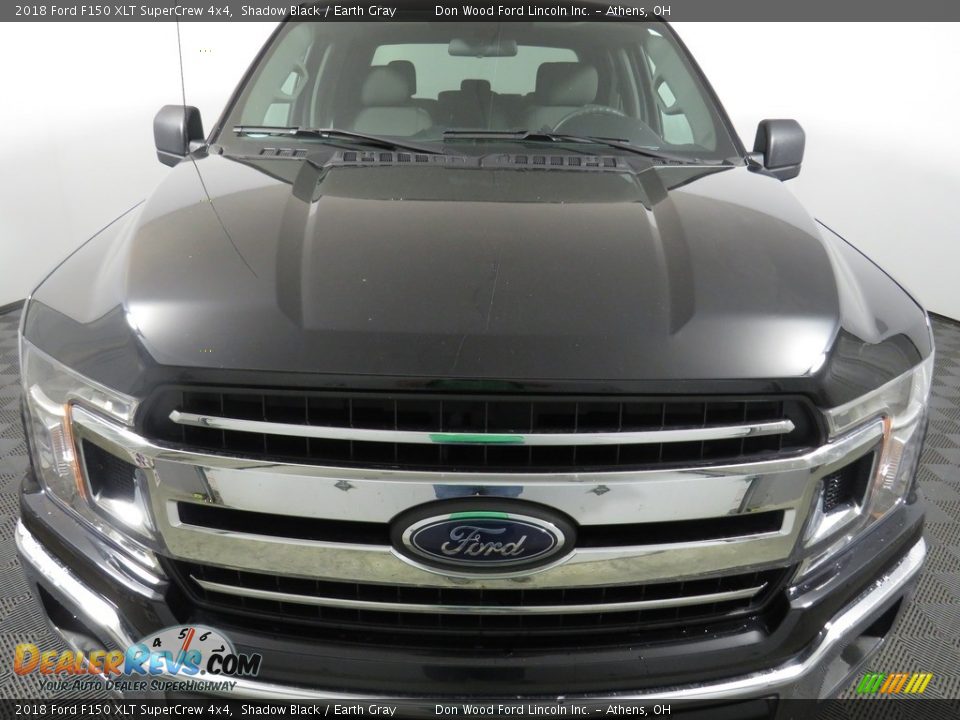 2018 Ford F150 XLT SuperCrew 4x4 Shadow Black / Earth Gray Photo #4