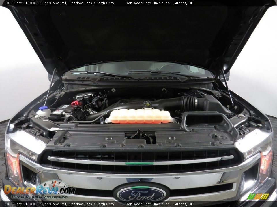 2018 Ford F150 XLT SuperCrew 4x4 Shadow Black / Earth Gray Photo #5