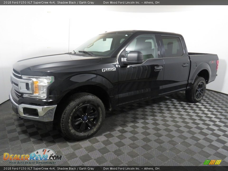 2018 Ford F150 XLT SuperCrew 4x4 Shadow Black / Earth Gray Photo #7